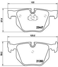 Brembo P 06 029 - Brzdové platničky -