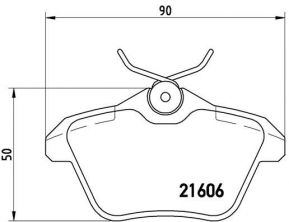 Brembo P 23 067 - Brzdové platničky -