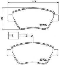 Brembo P 23 085 - Brzdové platničky -