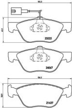 Brembo P 23 112 - Brzdové platničky -