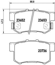 Brembo P 28 039 - Brzdové platničky -