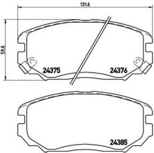 Brembo P 30 038 - Brzdové platničky -