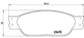 Brembo P 36 016 - Brzdové platničky -