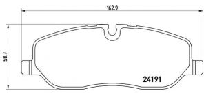 Brembo P 44 014 - Brzdové platničky -