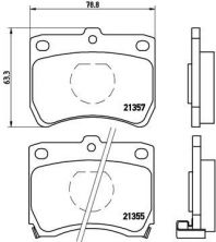 Brembo P 49 013 - Brzdové platničky -