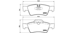 Brembo P 50 076 - Brzdové platničky -