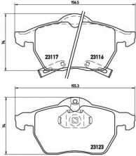 Brembo P 59 048 - Brzdové platničky -
