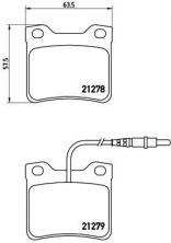 Brembo P 61 038 - Brzdové platničky -