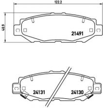 Brembo P 83 038 - Brzdové platničky -