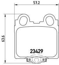 Brembo P 83 045 - Brzdové platničky -