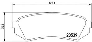 Brembo P 83 049 - Brzdové platničky -