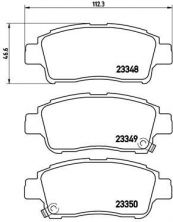 Brembo P 83 050 - Brzdové platničky -