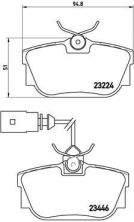 Brembo P 85 046 - Brzdové platničky -