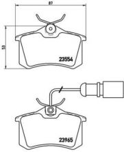 Brembo P 85 058 - Brzdové platničky -