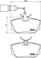 Brembo P 85 059 - Brzdové platničky -