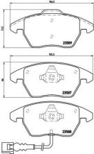 Brembo P 85 075 - Brzdové platničky -