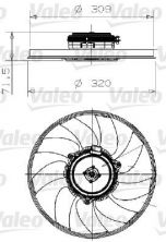Valeo 696027 - Ventilátor motora -