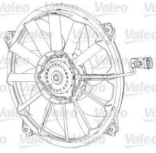 Valeo 696091 - Ventilátor motora -