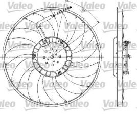 Valeo 698610 - Ventilátor motora -