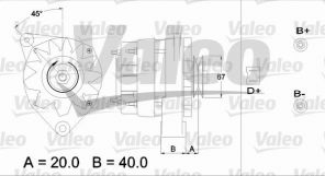 Valeo 433416 - Alternátor -