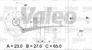 Valeo 433452 - Alternátor -