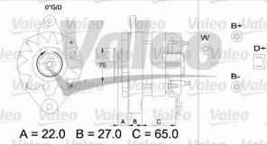 Valeo 433462 - Alternátor -