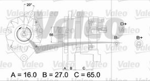 Valeo 433468 - Alternátor -