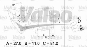 Valeo 436144 - Alternátor -