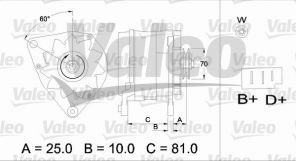 Valeo 436180 - Alternátor -