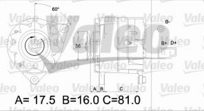 Valeo 436223 - Alternátor -
