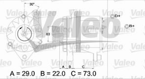 Valeo 436244 - Alternátor -
