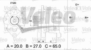 Valeo 436254 - Alternátor -