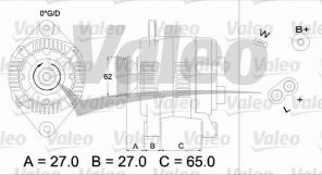 Valeo 436280 - Alternátor -