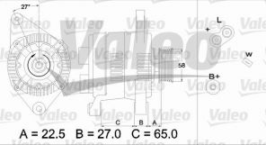 Valeo 436283 - Alternátor -