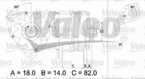 Valeo 436303 - Alternátor -