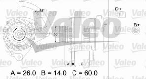 Valeo 436364 - Alternátor -