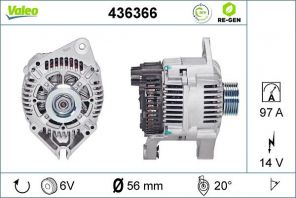 Valeo 436366 - Alternátor -