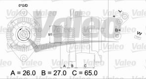 Valeo 436383 - Alternátor -