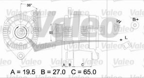 Valeo 436384 - Alternátor -