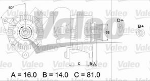 Valeo 436388 - Alternátor -