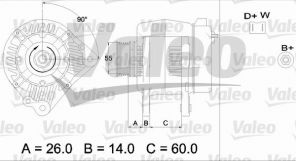 Valeo 436442 - Alternátor -
