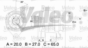 Valeo 436465 - Alternátor -