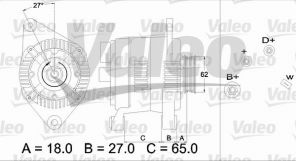Valeo 436468 - Alternátor -