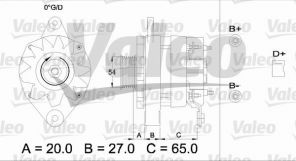 Valeo 436473 - Alternátor -