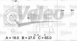 Valeo 436475 - Alternátor -
