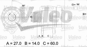 Valeo 436482 - Alternátor -
