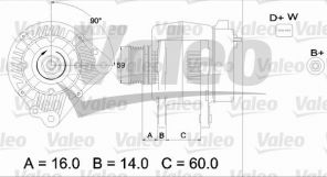 Valeo 436483 - Alternátor -