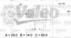 Valeo 436484 - Alternátor -