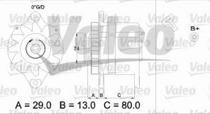 Valeo 436505 - Alternátor -