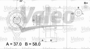 Valeo 436538 - Alternátor -